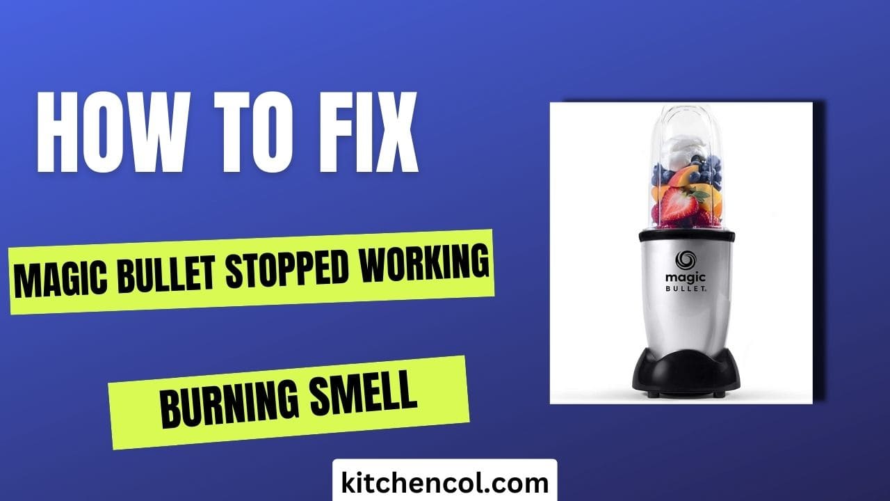 How to Fix Magic Bullet Stopped Working Burning Smell