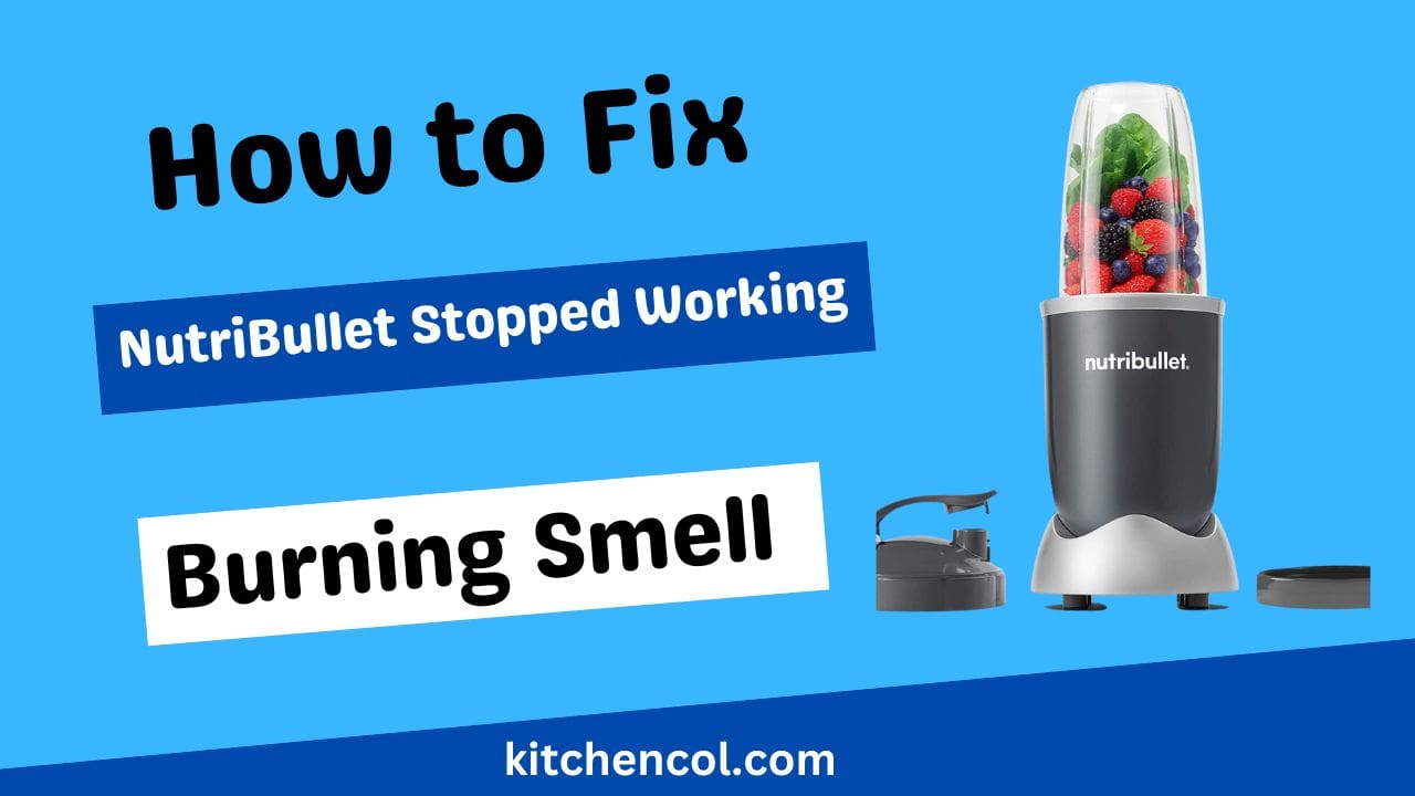 How to Fix NutriBullet Stopped Working Burning Smell