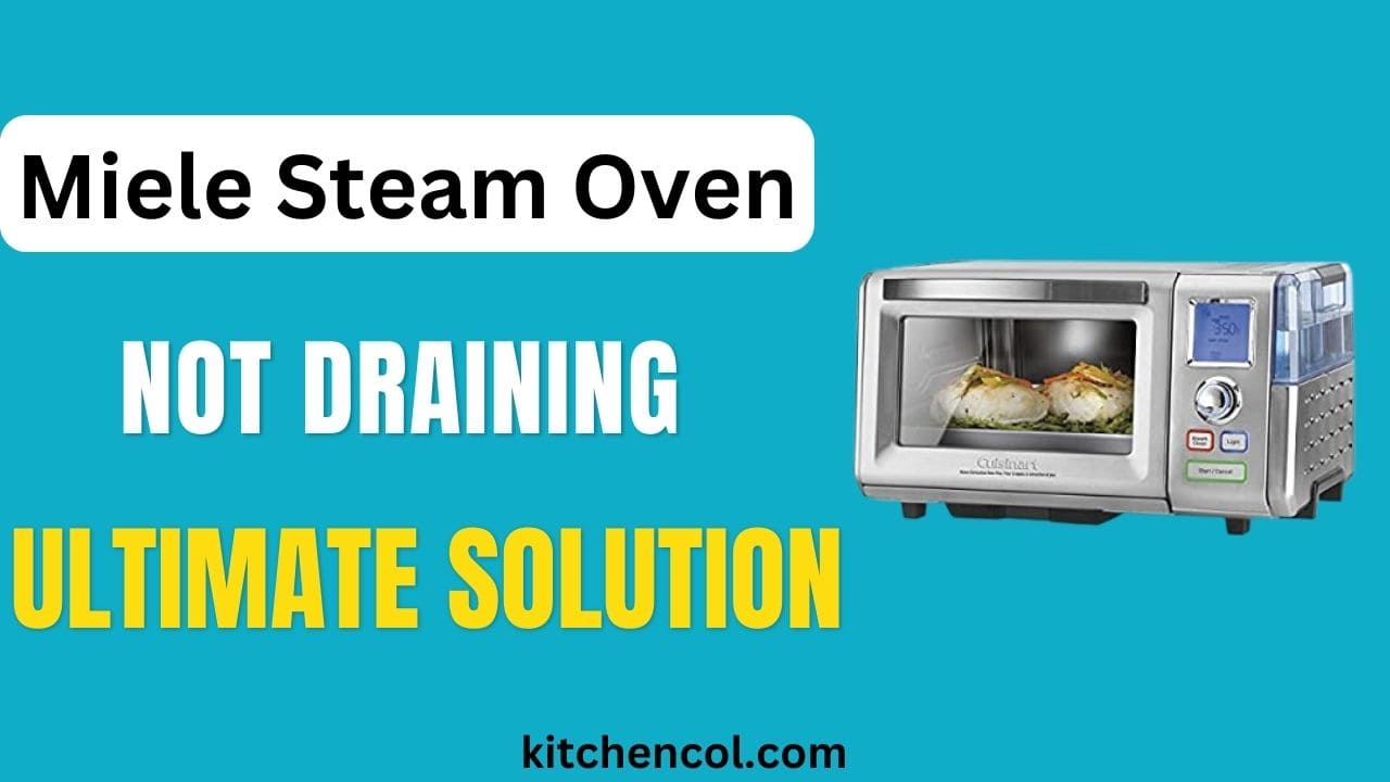 Miele Steam Oven Not Draining-Ultimate Solution