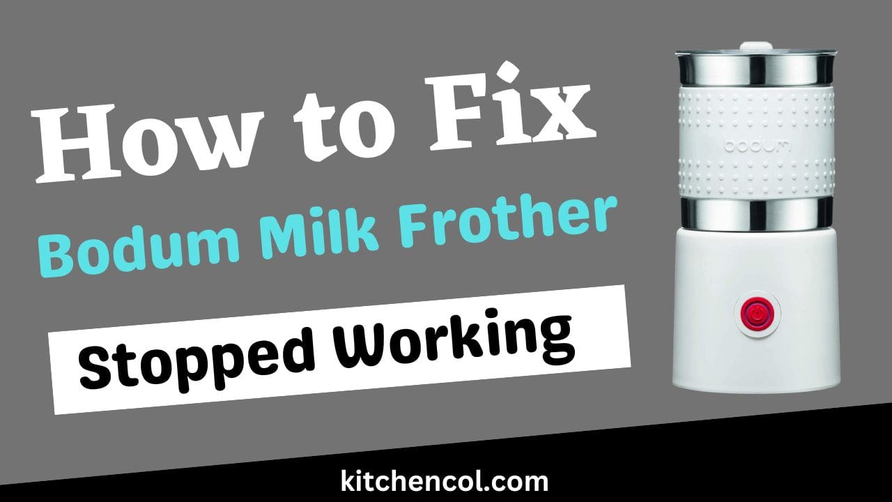 How to Fix Bodum Milk Frother Stopped Working