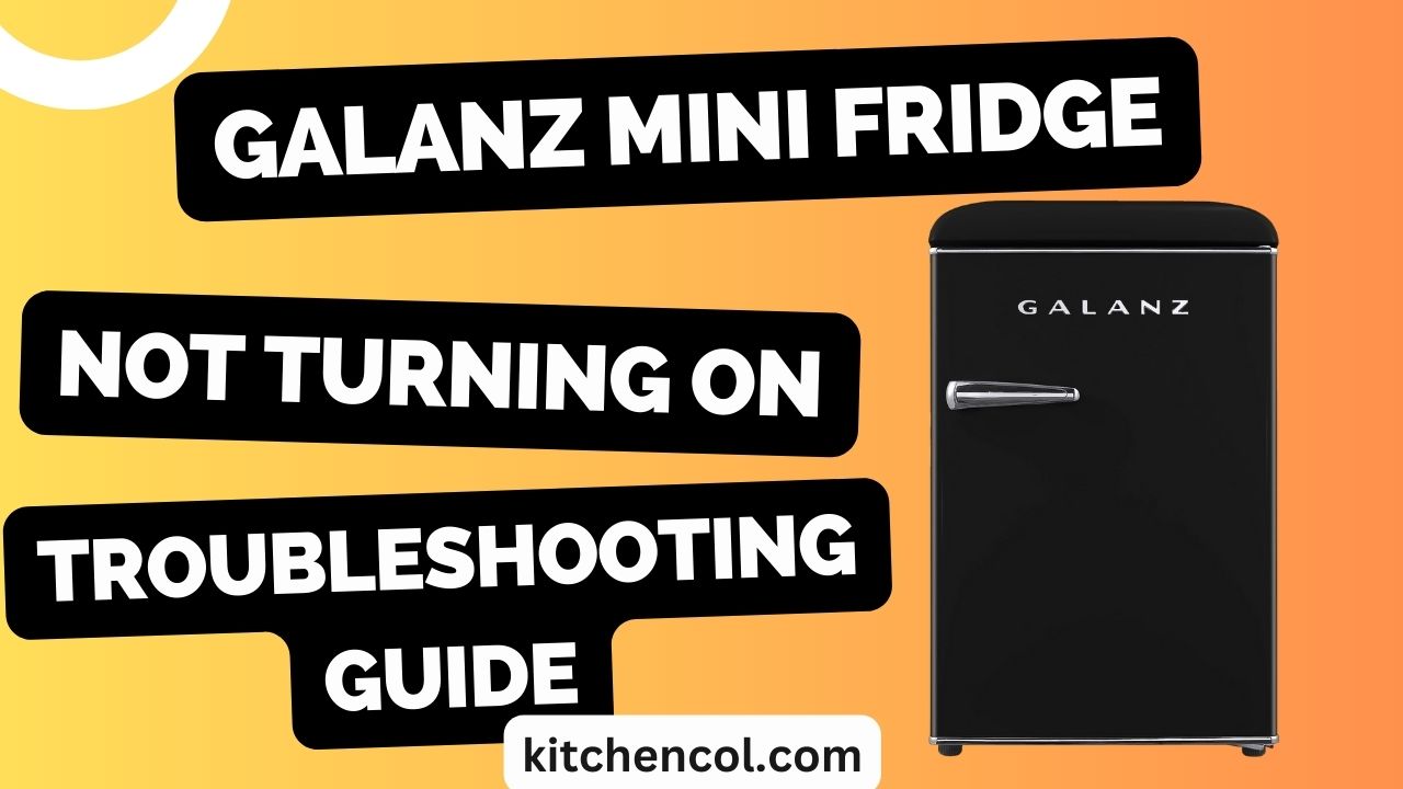 Galanz Mini Fridge Not Turning On-Troubleshooting Guide